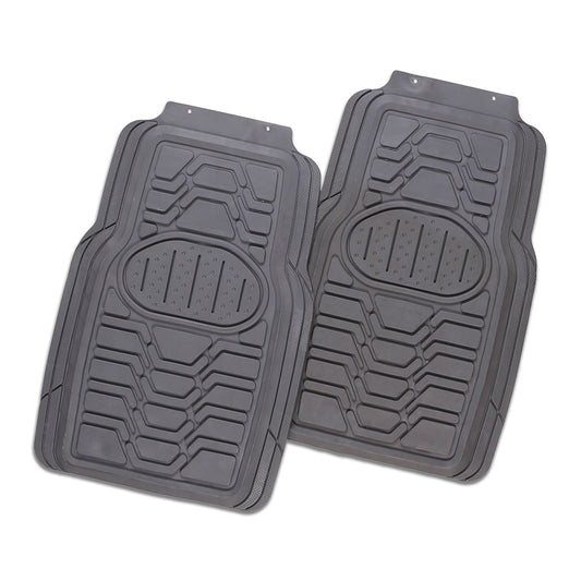 Viper 2-Piece Car Mat - Grey [Rubber]