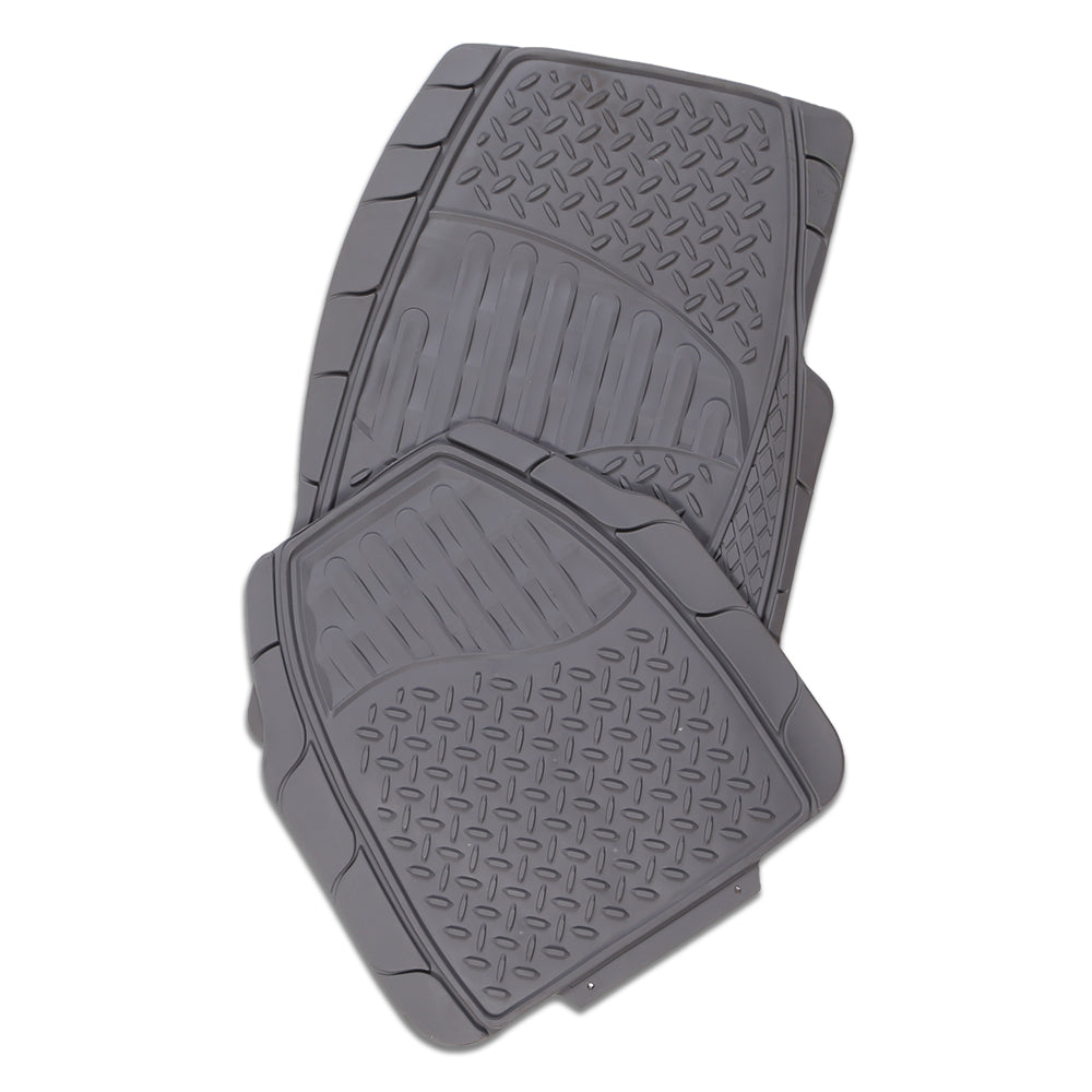 Electric 4-Piece Car Mat - Grey