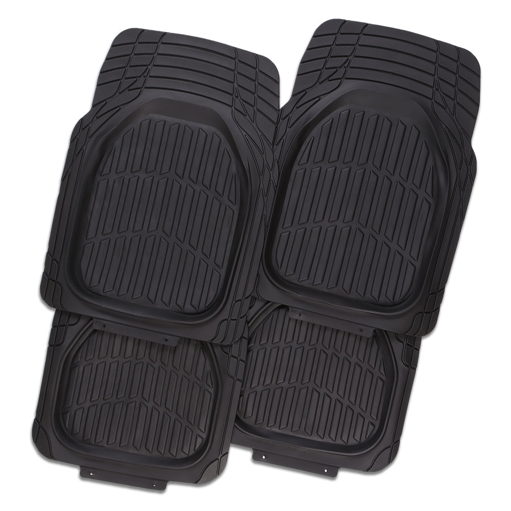 Mystic 4-Piece Car Mat - Black [Rubber]