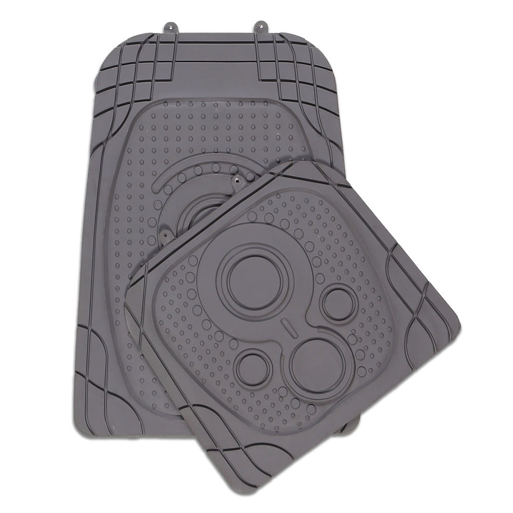 Spectrum 4-Piece Car Mat - Grey