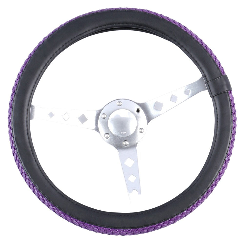 Fashion Steering Wheel Cover - Purple