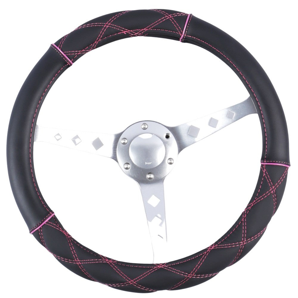 Girly Steering Wheel Cover - Pink