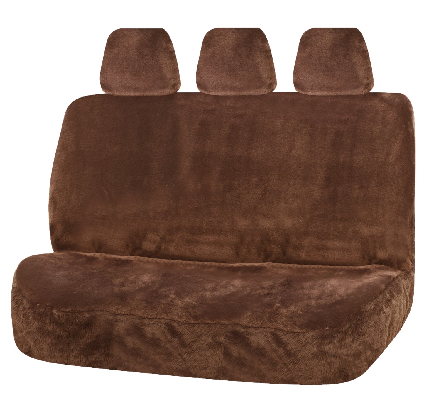 Universal Finesse Faux Fur Seat Covers - Universal Size 06/08H - Mocha