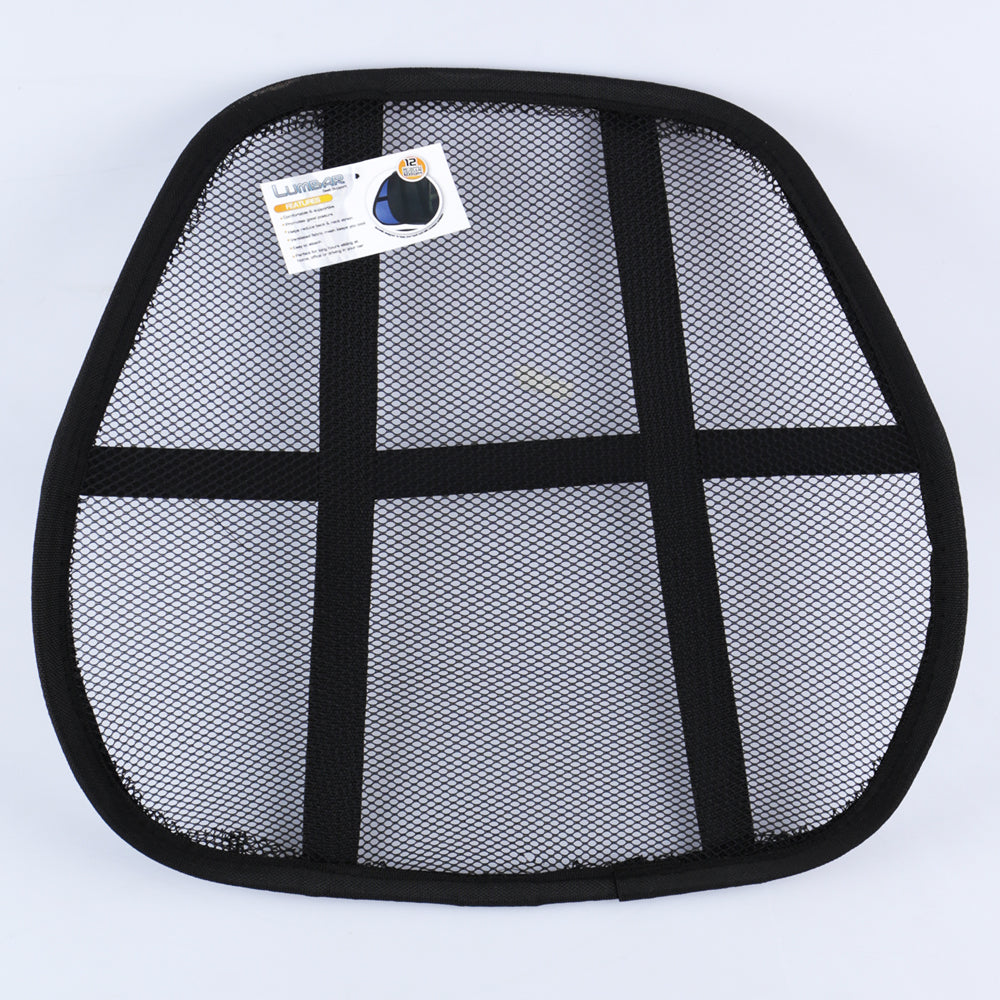 2 x Universal Mesh Back Support | Black