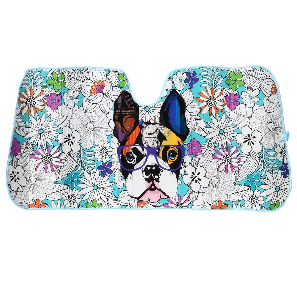 French Bulldog Design Premium Sunshade