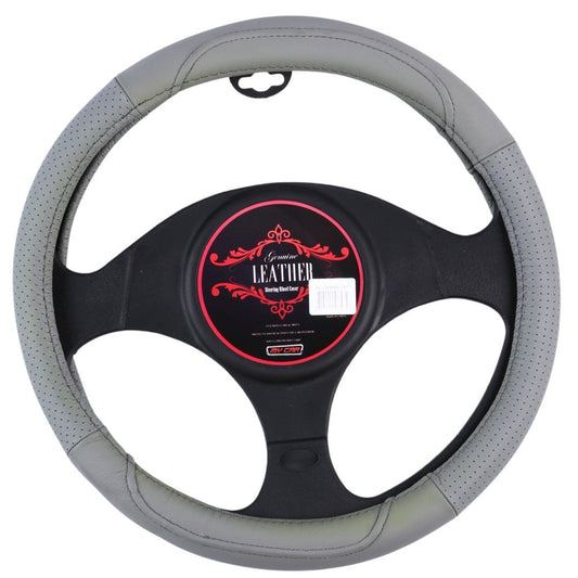 Oklahoma Steering Wheel Cover - Grey [Leather]