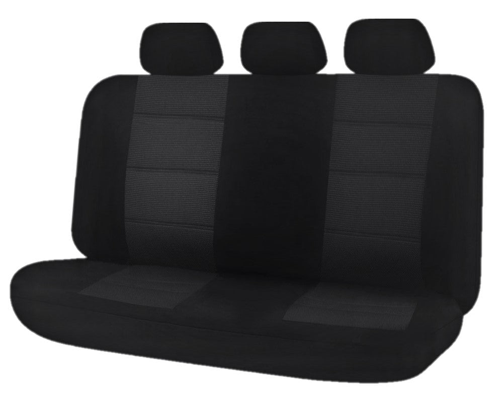 Universal Premium Rear Seat Covers Size 06/08H | Black