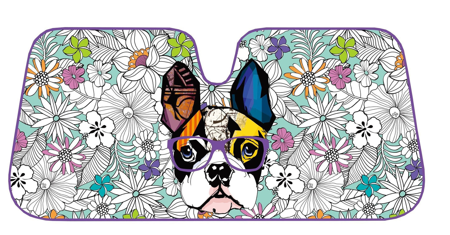 French Bulldog Design Premium Sunshade