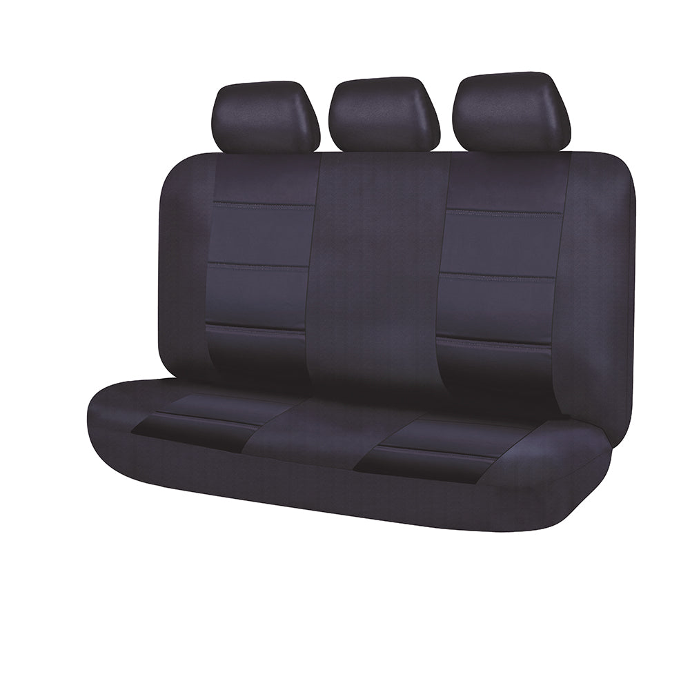 Universal El Toro PU Leather - Rear Seat Covers 06/08H | Black/Black