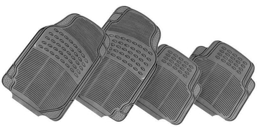 Thunder 4-Piece Car Mat - Grey [Rubber]