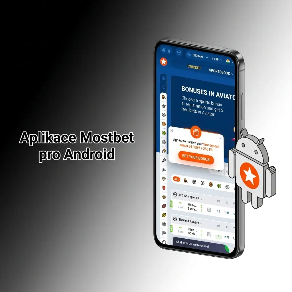 Aplikace Mostbet pro Android – stahování APK zdarma, mobilní sázení a kasinové hry bez Google Play