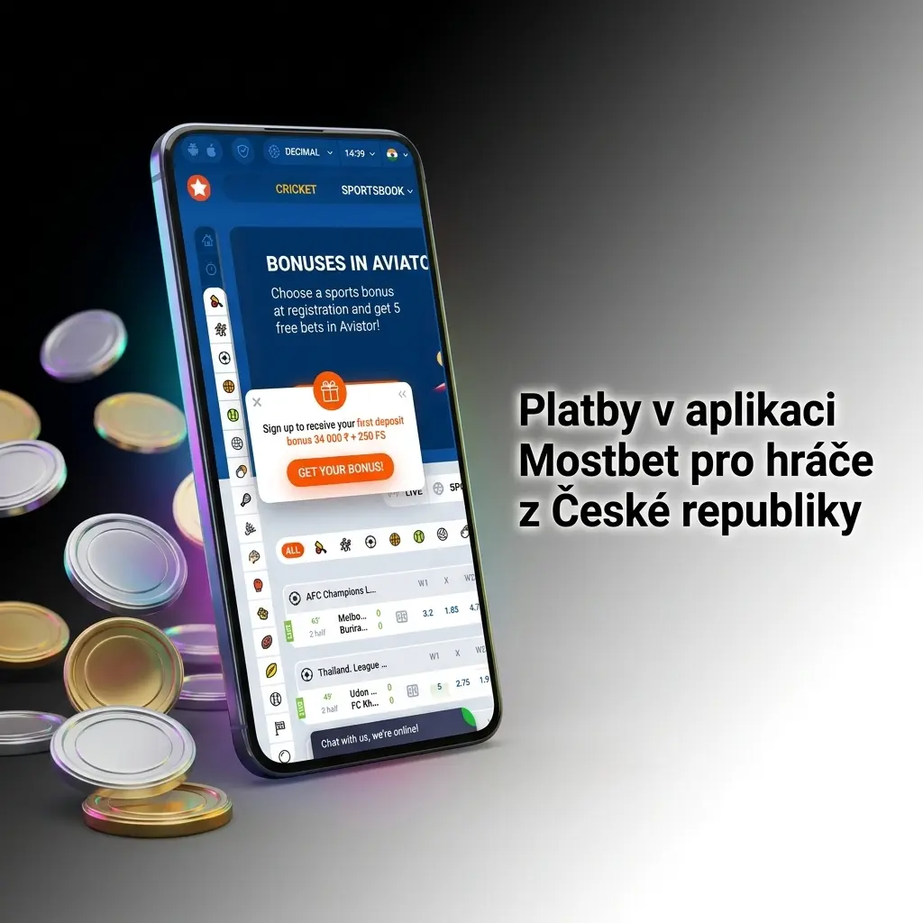 Platební metody v aplikaci Mostbet: Visa, Mastercard, ecoPayz, kryptoměny. Min. vklad 100 CZK, výběr 200 CZK.