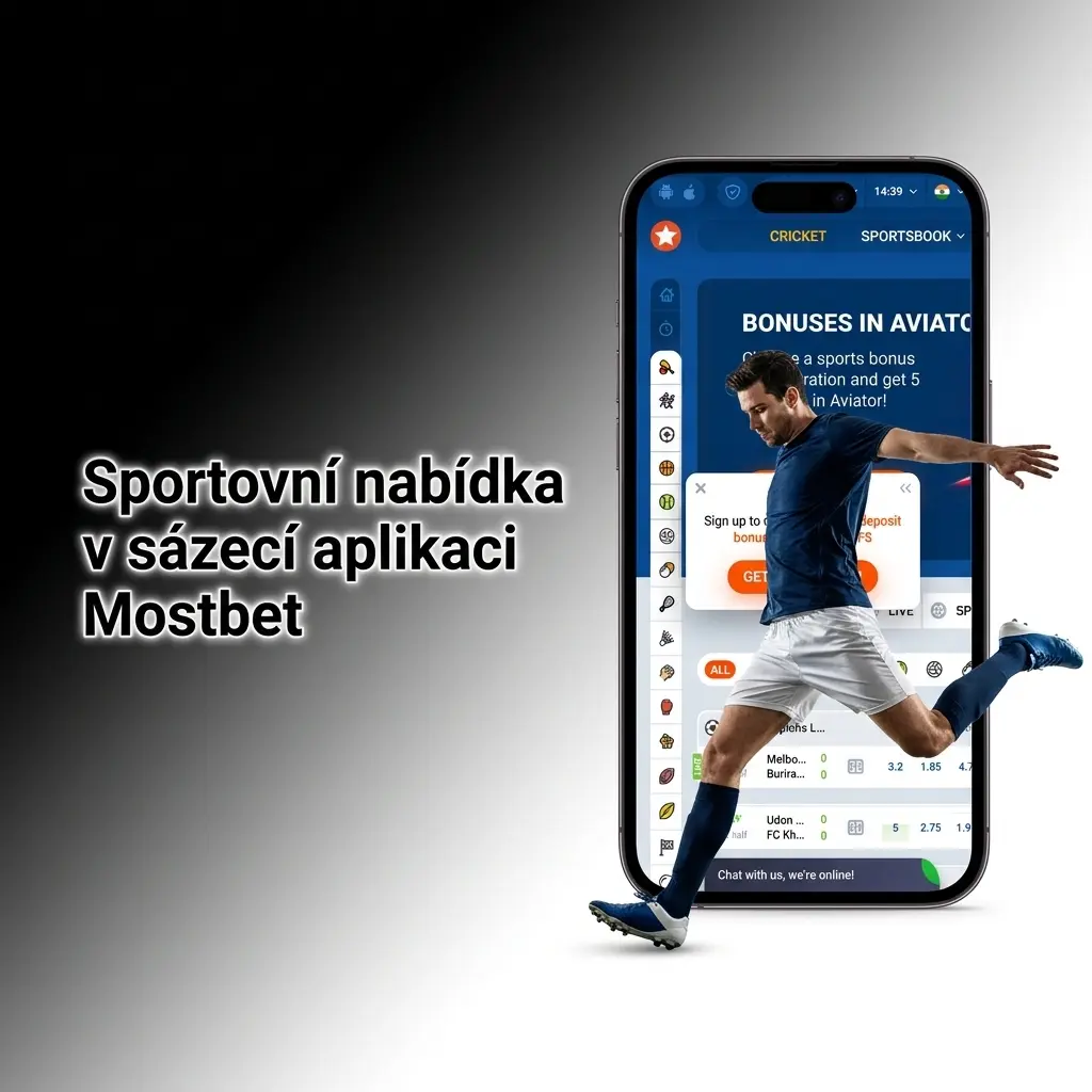 Sportovní nabídka Mostbet: sázení LIVE a LINE na 30+ disciplín včetně fotbalu, hokeje a esportu