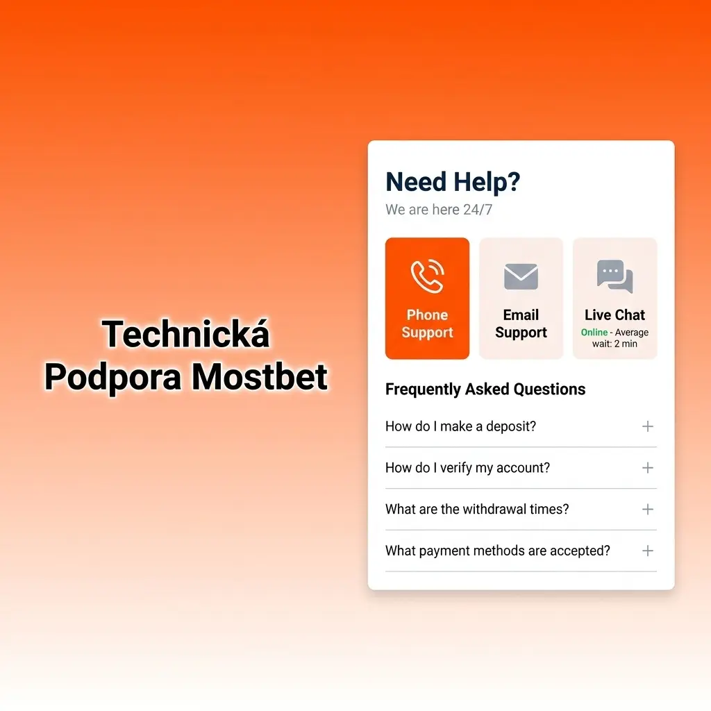 Mostbet technická podpora – řešení problémů s přihlášením, platbami a mobilní aplikací na Android a iOS